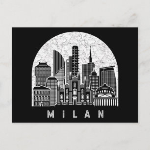 Postal Esquina de Milan Italia