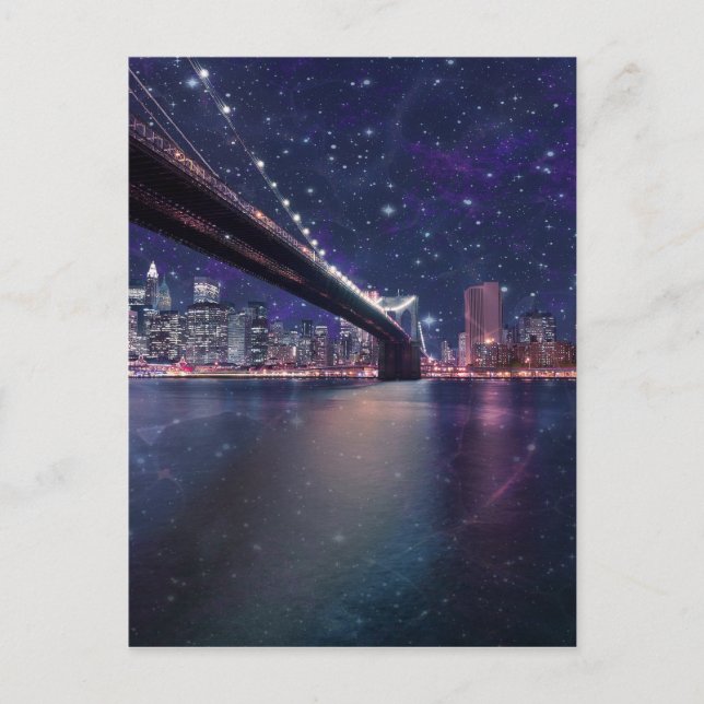 Postal Esquina espacial Manhattan (Anverso)