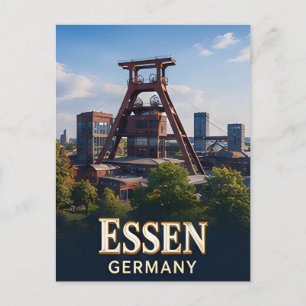 Postal ✈️ Essen Alemania Regalo de viaje 🏙️