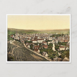 Postal Esslingen visto desde Dreikaiserfallsen, Black For
