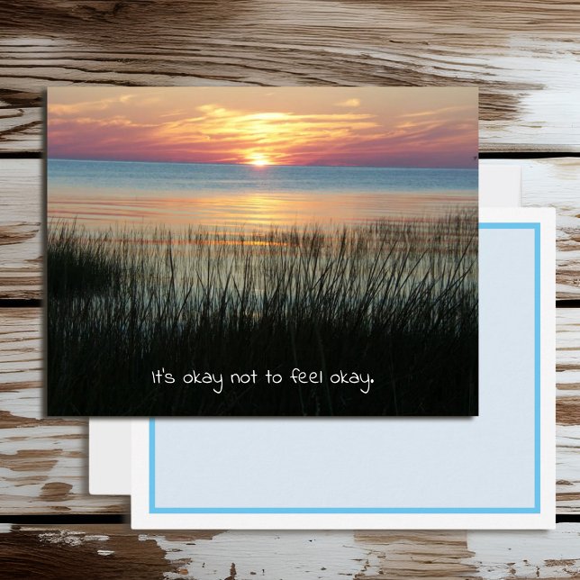 Postal Está bien no estar bien, ánimo y apoyo (Subido por el creador)