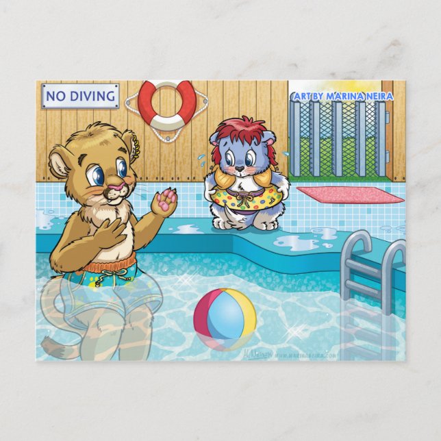 Postal Está bien, papá te tiene (Anverso)