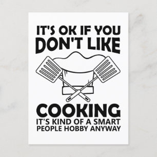 Postal Está bien si no te gusta cocinar es amable