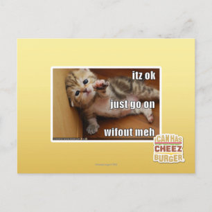 Postal Está bien, sigue sin mí