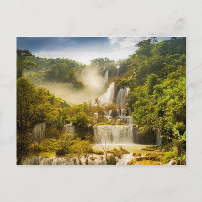 Postal Esta cascada de Lor Su | Tailandia (Anverso)