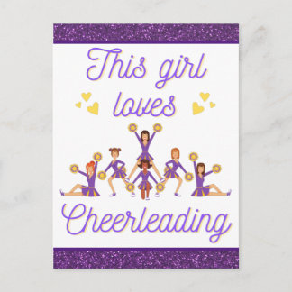 Postal Esta Chica Ama el Cheerleading