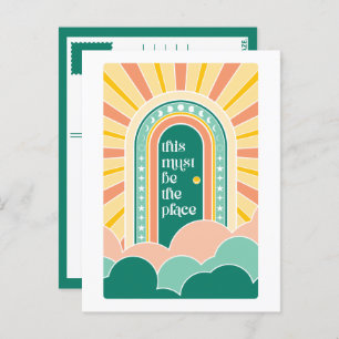 Postal esta debe ser la puerta retro del lugar