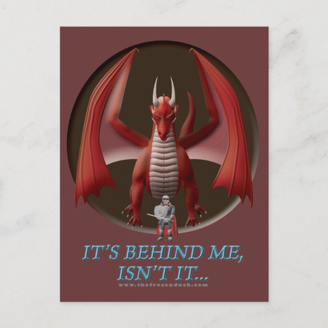 Postal Está detrás de mí (Anverso)