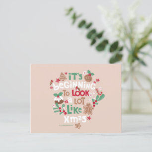 Postal Está empezando a parecerse mucho a Navidades