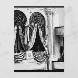 Postal Esta es la caja privada en el teatro Ford, Washing