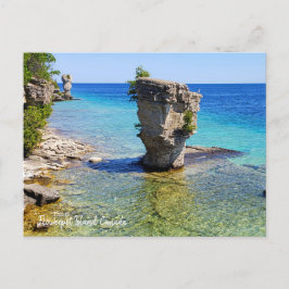 Postal Esta es la isla Flowerpot, Canadá
