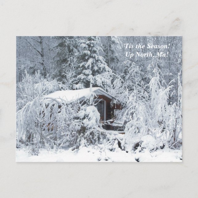 Postal Esta es la temporada alta en el norte, feriado de  (Anverso)