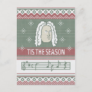Postal Esta es la temporada Handel Messiah faux de punto