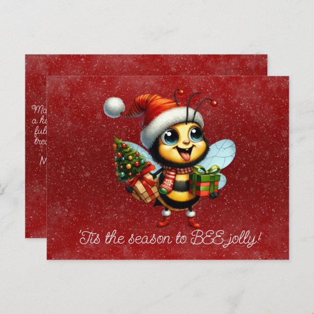 Postal Esta es la temporada para BEE Jolly (Anverso / Reverso)