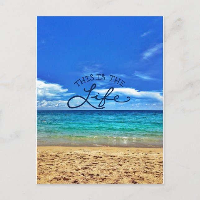 Postal Esta es la vida (Anverso)
