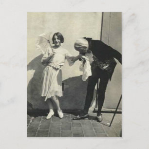 Postal Esta es una adorable fotografía antigua de un homb