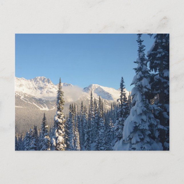 Postal Esta es una hermosa imagen en Whistler Canada (Anverso)