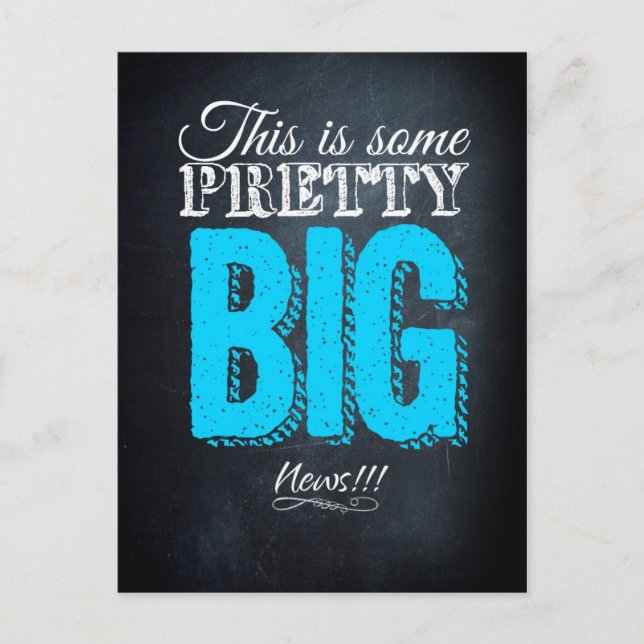 Postal Esta es una noticia bastante grande (Anverso)