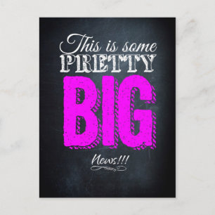 Postal Esta es una noticia bastante grande