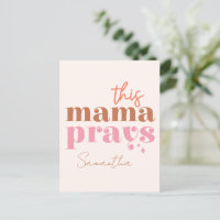 Esta mamá reza - Diseño rústico de Boho