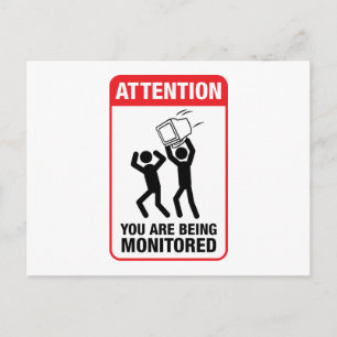 Postal Está Siendo Monitorizado - Humor En La Oficina