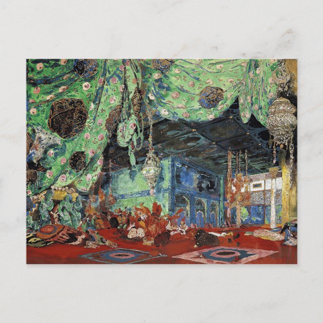 Postal Establecer diseño para 'Scheherazade' (Anverso)