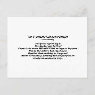 Postal Establecer sus vistas a lo alto