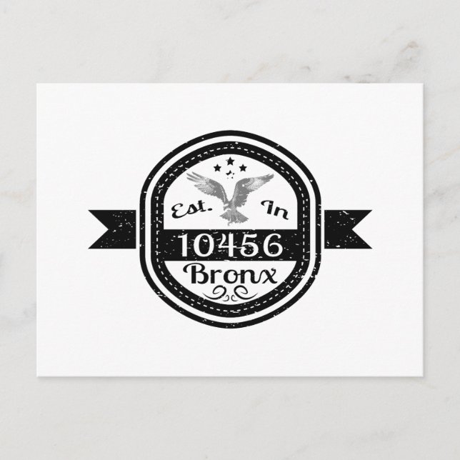 Postal Establecido En 10456 Bronx (Anverso)