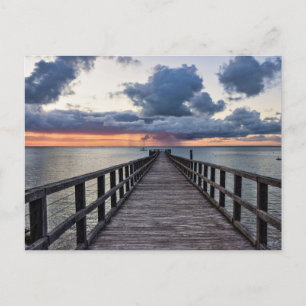 Postal Estacade de la plage des dames