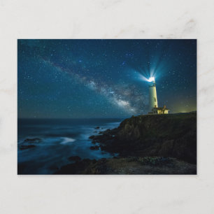 Postal Estación California de la luz del punto de la