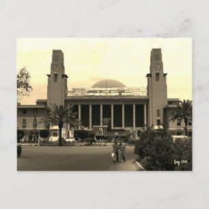 Postal Estación central de ferrocarril de Bagdad Irak ant