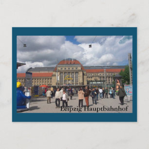 Postal Estación Central de Leipzig
