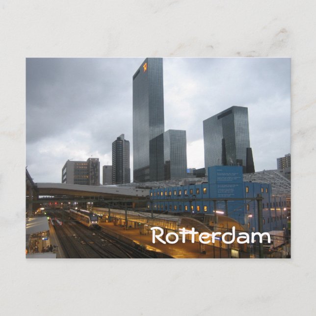 Postal Estación Central de Rotterdam (Anverso)