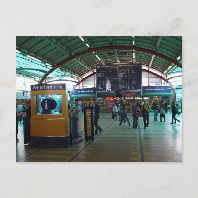 Postal Estación Central de Utrecht (Anverso)