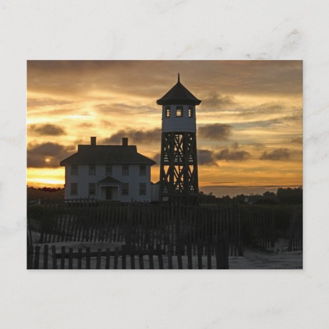 Postal Estación de ahorro de vida histórica #166 (Anverso)