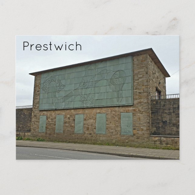 Postal Estación de bombeo del embalse de Heaton Park (Anverso)