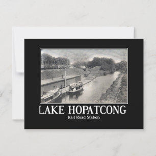 Postal Estación de Carretera de Lake Hopatcong de los año