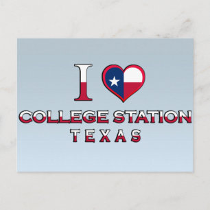 Postal Estación de Colegio de Texas