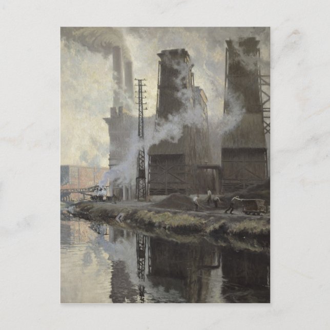 Postal Estación de energía de Croix-Wasquehal (Anverso)