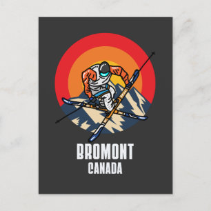 Postal Estación de esquí de Bromont Quebec Canadá