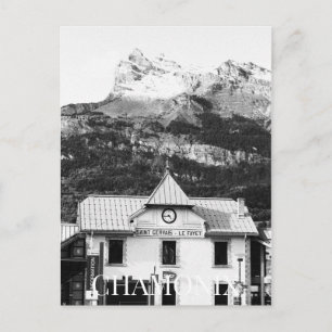 Postal Estación de esquí de Chamonix France Mont Blanc (B