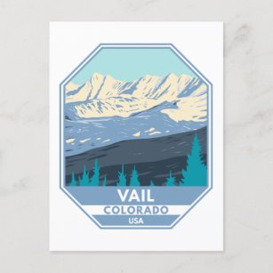 Postal Estación de esquí de Vail