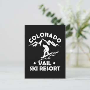 Postal Estación de esquí de Vail Colorado