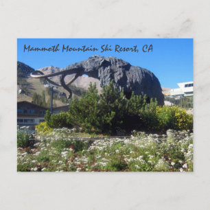 Postal Estación de esquí Mammoth Mountain