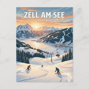 Postal Estación de esquí Schmittenhöhe, Zell am See Austr