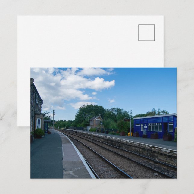 Postal Estación de ferrocarril de Glaisdale (Anverso / Reverso)