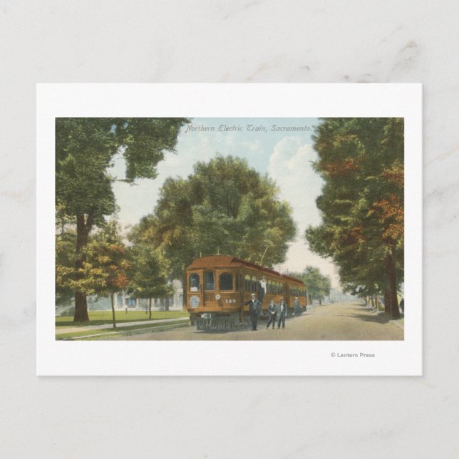 Postal Estación de Ferrocarril Eléctrico Norte 2 (Anverso)