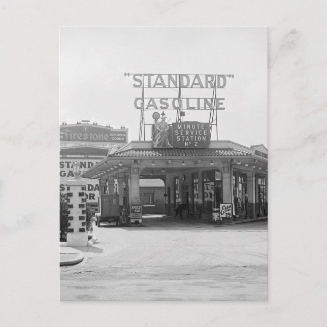 Postal Estación de Filling de los años 1920 (Anverso)