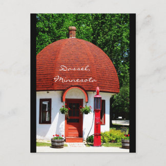 Postal Estación de gas antigua