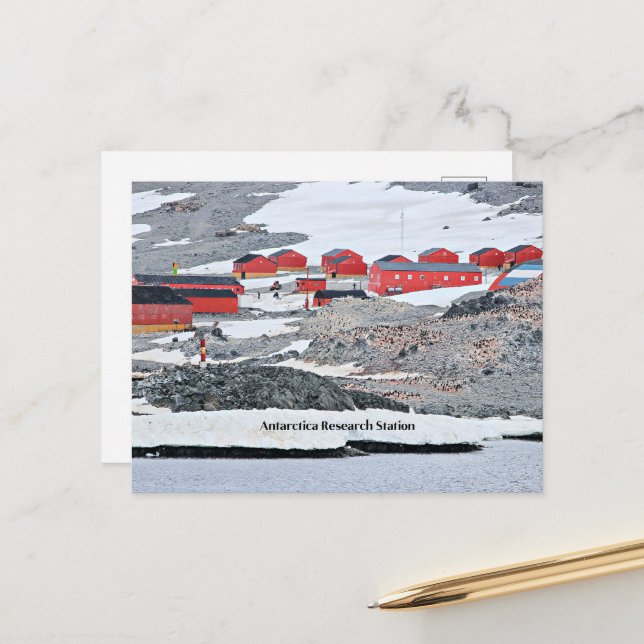 Postal Estación de Investigación Antártica (Anverso/Reverso In Situ)